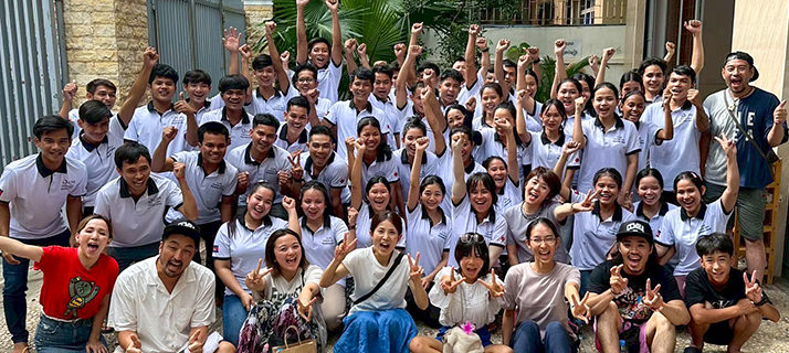 技能実習生送り出し機関訪問。日本語を学ぶ若者と日本語で交流！