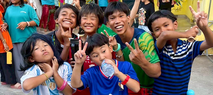 くっくま孤児院のみんなとラストデイパーティー♪